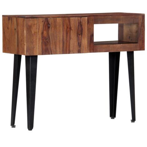 Tavolo Consolle 90x30x75 cm in Legno Massello di Sheesham
