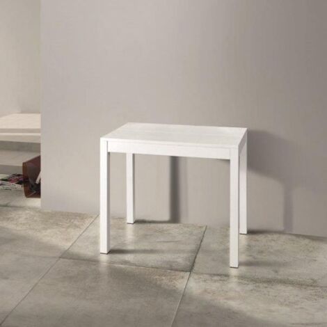 Tavolo Consolle allungabile Trilo in finitura  Bianco