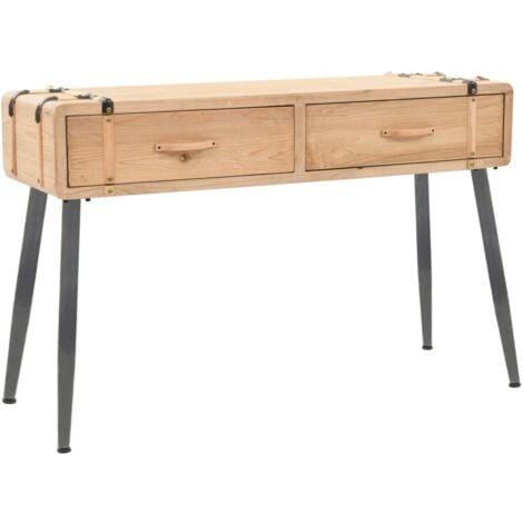 Tavolo Consolle in Legno Massello di Abete 115x40,5x76 cm vidaXL