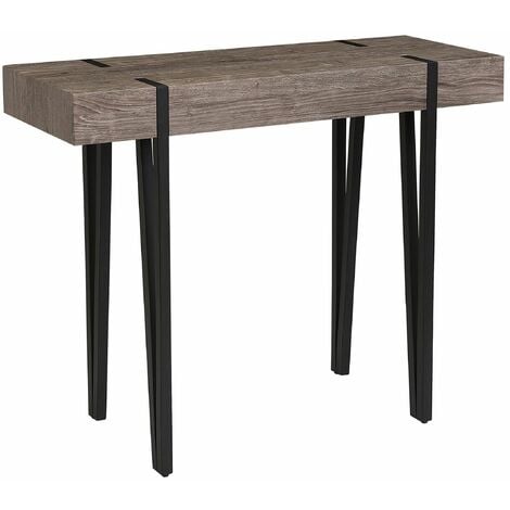 Tavolo consolle in legno scuro Adena - Legno scuro
