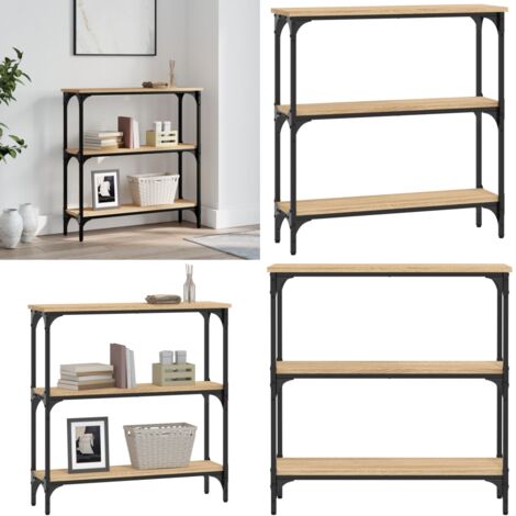 Tavolo Consolle Rovere Sonoma 75x22,5x75 cm Legno Agglomerato - Tavolo ingresso - Tavolo da soggiorno