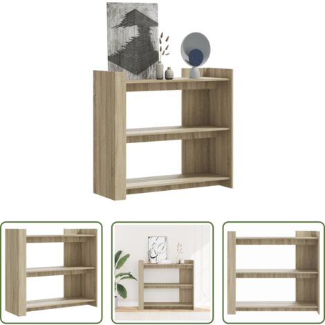 Tavolo consolle Rovere Sonoma -  Tavolo Consolle Rovere Sonoma 100x35x90 cm in Legno Multistrato