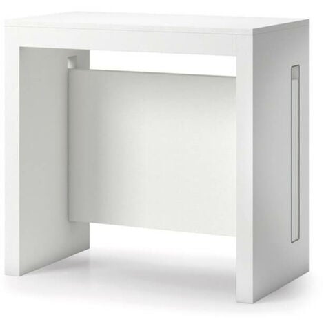 Tavolo Consolle Trasformabile bianco