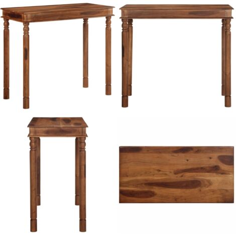 Tavolo da Bar 120x60x107 cm in Legno Massello di Acacia - Tavolo da bar in acacia - Tavolo da bar vintage