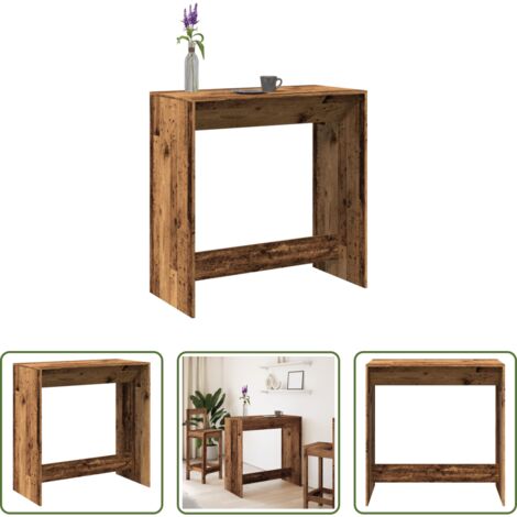 Tavolo da bar multistrato -  Tavolo da Bar Legno Antico 102x50x103,5 cm in Legno Multistrato