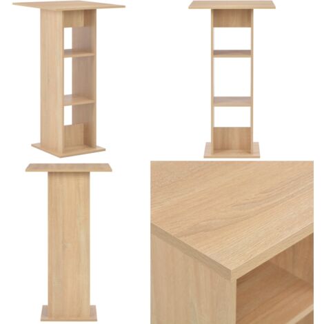 Tavolo da Bar Rovere 60x60x110 cm - Tavolo da pranzo - Tavolo in legno