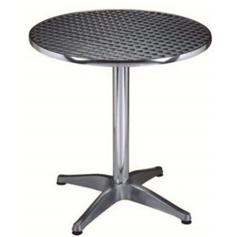 TAVOLO DA BAR TONDO 70 X H 70 CM WATERPROOF IN ALLUMINIO