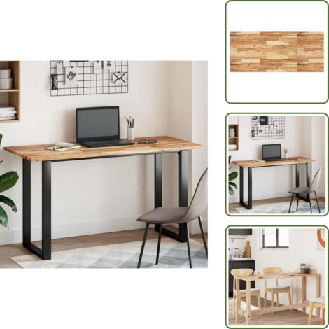 Tavolo da bar - vidaXL Piano Tavolo Rettangolare 120x60x2cm Legno Massello di Acacia - Tavolino