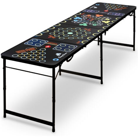 Tavolo Da Campeggio Regolabile Wiltec 80x40cm - 4 Altezze, Bianco, Leggero E Pratico - Foto 11