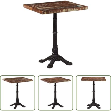 Tavolo da Bistrot -  Tavolo da Bistrot 60x60x76 cm in Legno Massello di Recupero