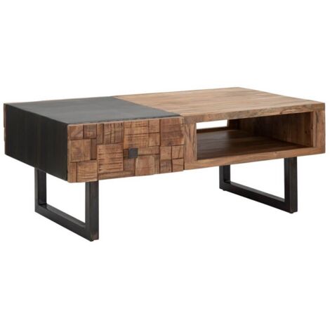 TAVOLO DA CAFFE' RET. MUMBAI CM 110X60X43 (LEGNO DI ACACIA NILOTICA)