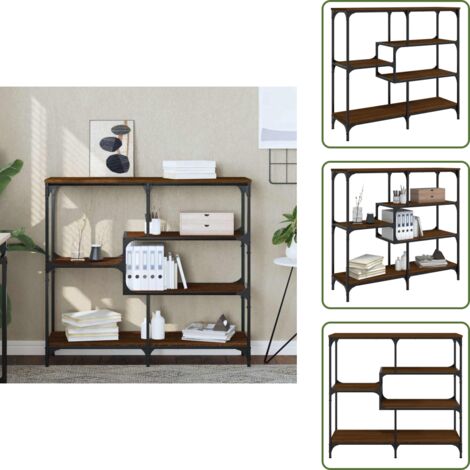 Tavolo da corridoio - vidaXL Tavolino Consolle Rovere Marrone 103x32x95 cm Legno Multistrato - Tavolo in legno multistrato