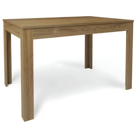 Tavolo da cucina Pieghevole 80x120 cm estensibile fino a 80x170 Cm color Marrone Noce