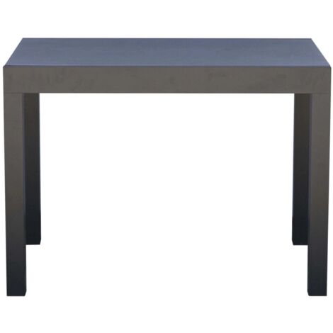 tavolo da esterno allungabile solaria "spalato" in alluminio antracite e piano in vetroceramica 104/208x75x75 cm