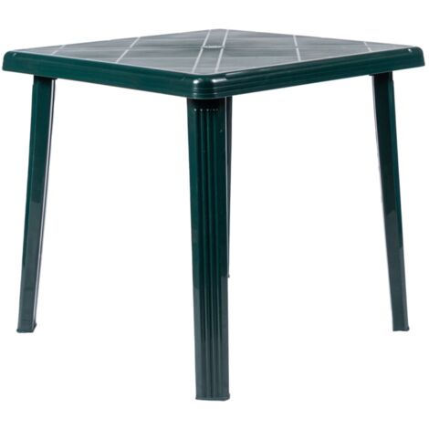 tavolo da esterno "rodi" in polipropilene verde 75x75x73 cm
