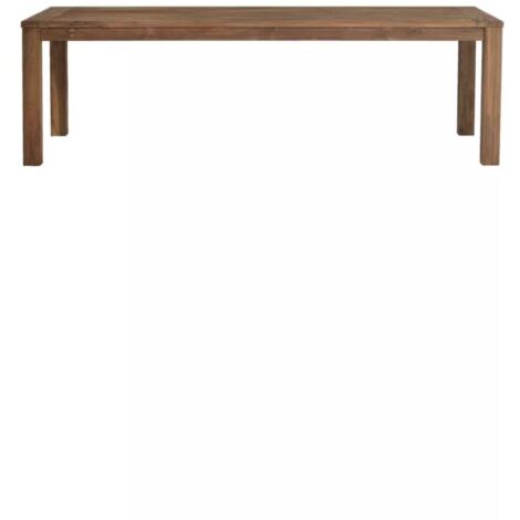 tavolo da esterno solaria "giacarta" in teak riciclato 250x100x77 cm