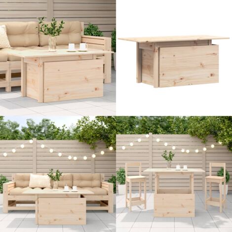Tavolo da Giardino 100x50x75 cm in Legno Massello di Pino - Tavolo in legno - Tavolo da esterno