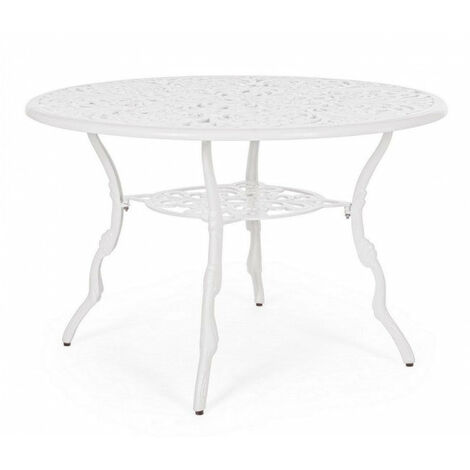 Tavolo da Giardino Ø110x71,5h cm Victoria Bianco