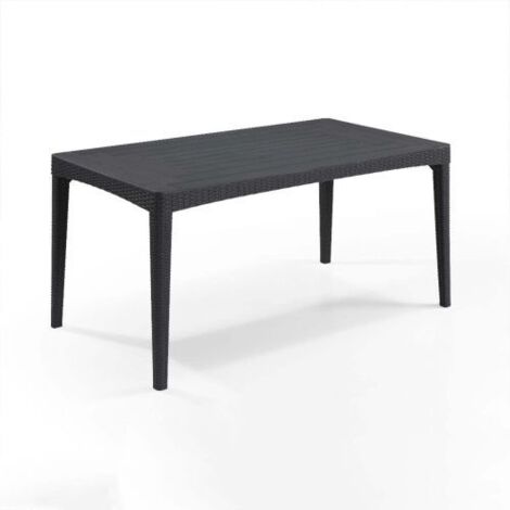 Tavolo da Giardino 160x90x74 cm in Resina Keter Girona Antracite