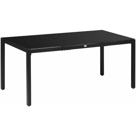 Set tavolo da giardino 160/80x80 cm e 4 sedie alluminio bianco OSAKA
