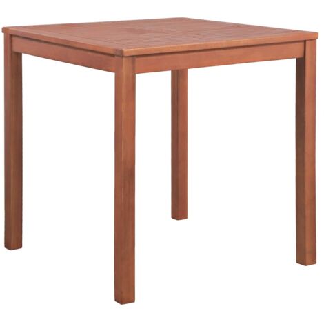 Tavolo Da Giardino 80x80x74 Cm In Legno Massello Di Acacia