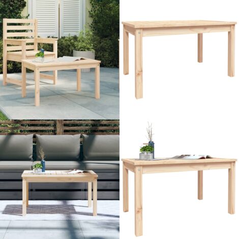 Tavolo da Giardino 82,5x50,5x45 cm in Legno Massello di Pino - Tavolo da giardino pino - Tavolo da esterno