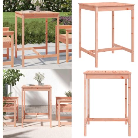 Tavolo da Giardino 82,5x82,5x110cm in Legno Massello di Douglas - Tavolo da patio - Tavolo da esterno