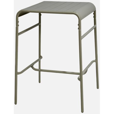 Tavolo da giardino a 2 posti in metallo 70x70cm