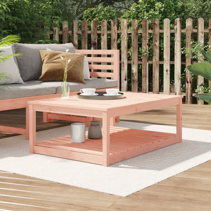 Maison du'Monde - Tavolo da Giardino 121x82,5x45 cm in Legno - Bruin