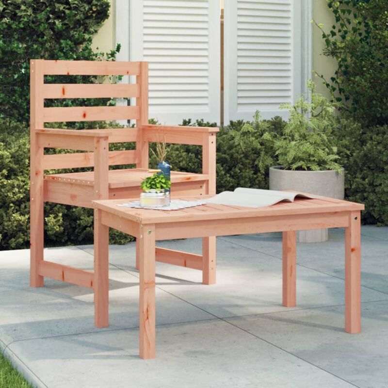 Jinlefu - Tavolo da Giardino, Tavolo da Balcone 82,5x50,5x45 cm in Legno Massello di Pino vidaXL 5940