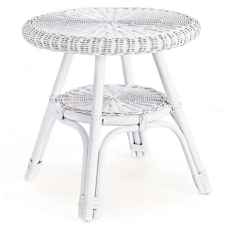 Tavolo da giardino bizzotto alliss in rattan intrecciato