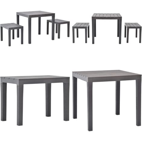 Tavolo da Giardino con 2 Panche Marrone - Panchine da giardino - Set da giardino