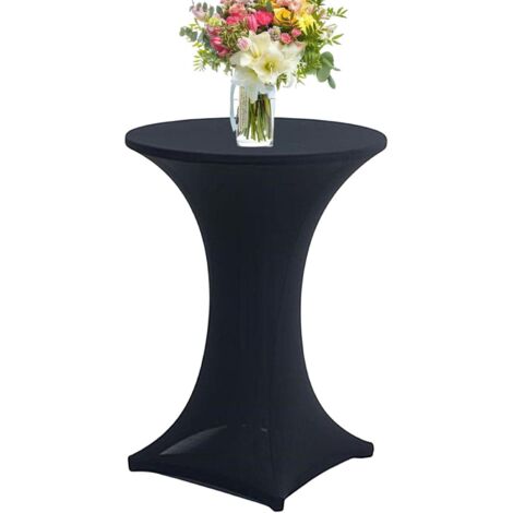 Tavolo da giardino - Copertura elastica per tavolo 2 pezzi - 60X110 - Nero - TREETALK