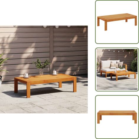 Tavolo da giardino impermeabile - vidaXL Tavolo da Giardino 100x50x27 cm in Legno Massello di Acacia -