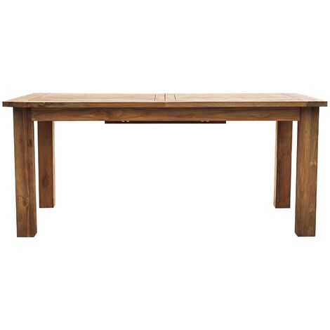 Tavolo da Giardino in Legno di Teak Allungabile da 1,8 a 2,5 Metri