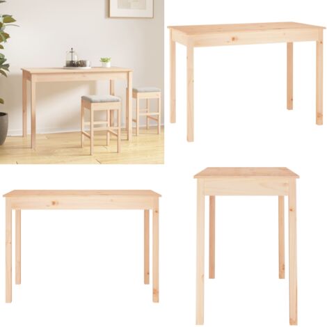 Tavolo da Pranzo 110x55x75 cm in Legno Massello di Pino - Tavolo da pranzo in pino - Tavolo da pranzo minimalista