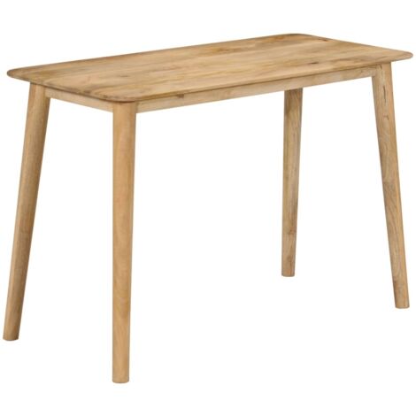 Tavolo da Pranzo 112x52x76 cm in Legno Massello di Mango