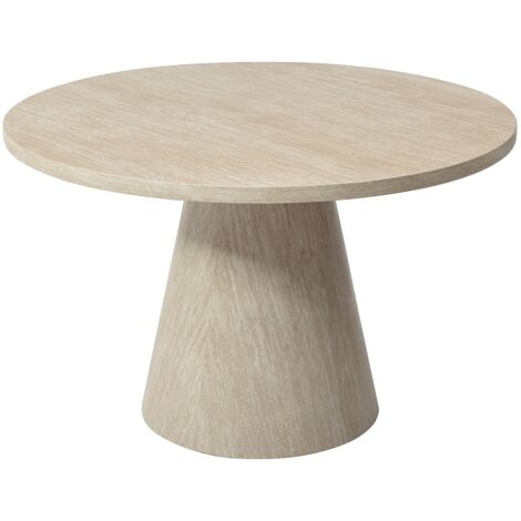 Tavolo da pranzo 4 persone in MDF Effetto travertino Beige - LARIOZA di PASCAL MORABITO
