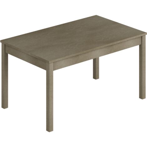 Tavolo da pranzo allungabile colore Argilla H77x120x80cm