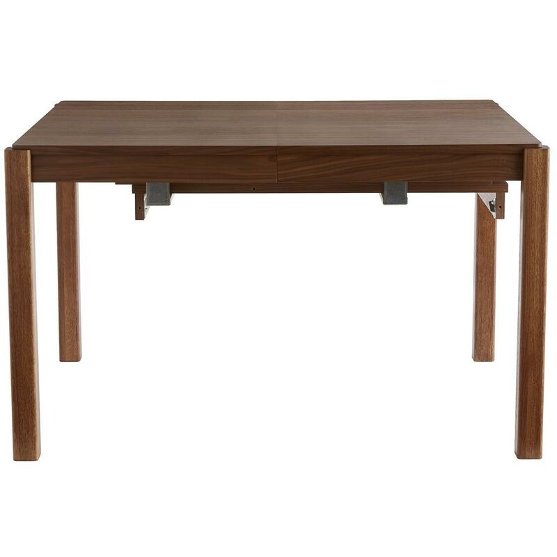 Miliboo Tavolo Da Pranzo Scandinavo Allungabile Finitura Noce Retta...