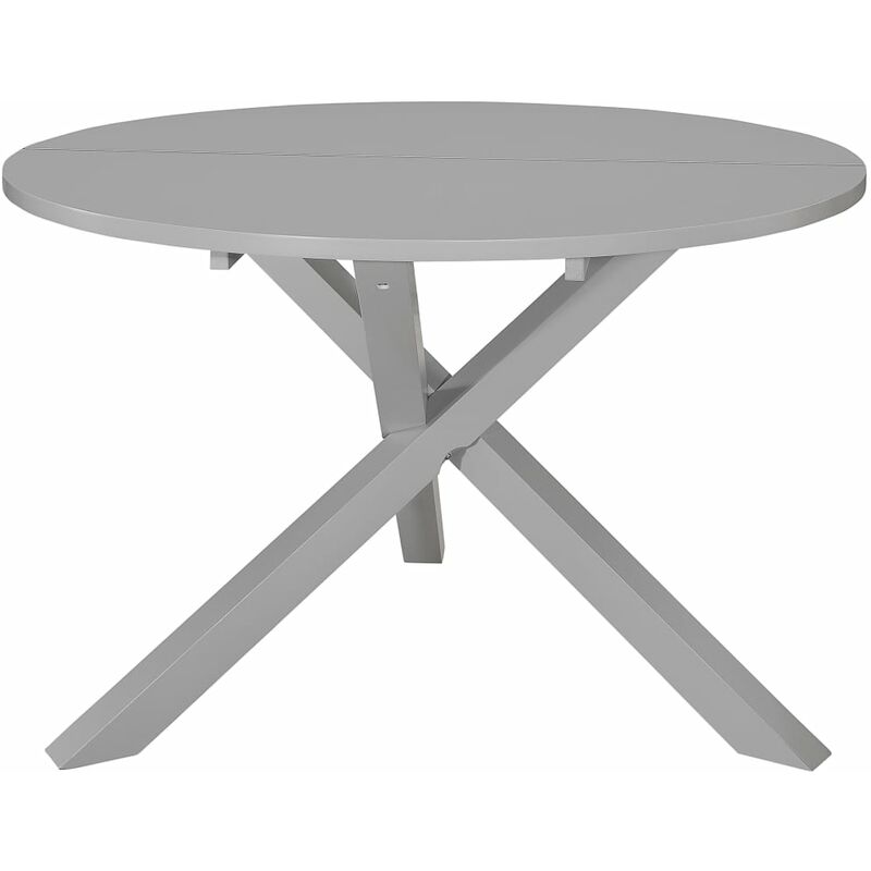 Tavolo da Pranzo Grigio 120x75 cm in MDF vidaXL