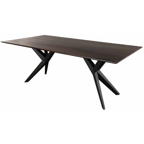 MASSIVMOEBEL24 160x90x76 Acacia naturale laccato SWISS EDGE 11