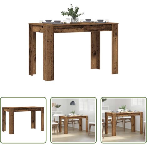 Tavolo da pranzo legno antico - Tavolo da Pranzo Legno Antico 120x60x76 cm in Truciolato
