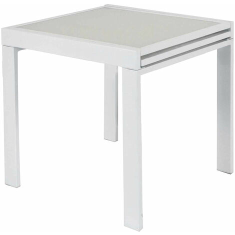 Tavolo 90x90 bianco allungabile 180x90 nuovo art.941 consegna  gratuita