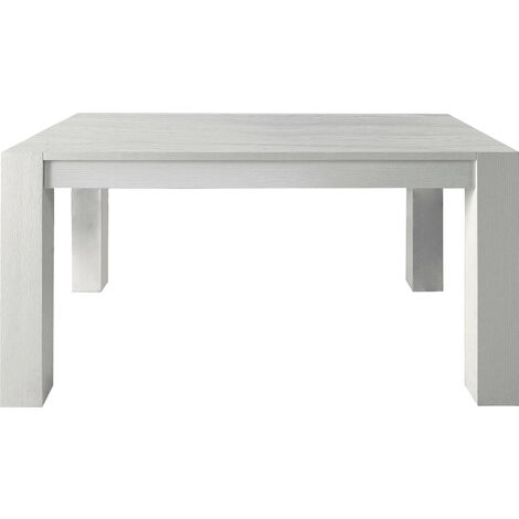 Tavolo Da Pranzo Moderno Di Design Allungabile 90 X 140180220 Rovere Spazzolato Bianco Per Sala Da Pranzo Cucina Ristorante