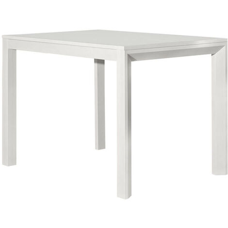 Tavolo Da Pranzo Moderno Di Design Allungabile Bianco Frassinato 85 X 130180 Per Interno Sala Da Pranzo Ristorante