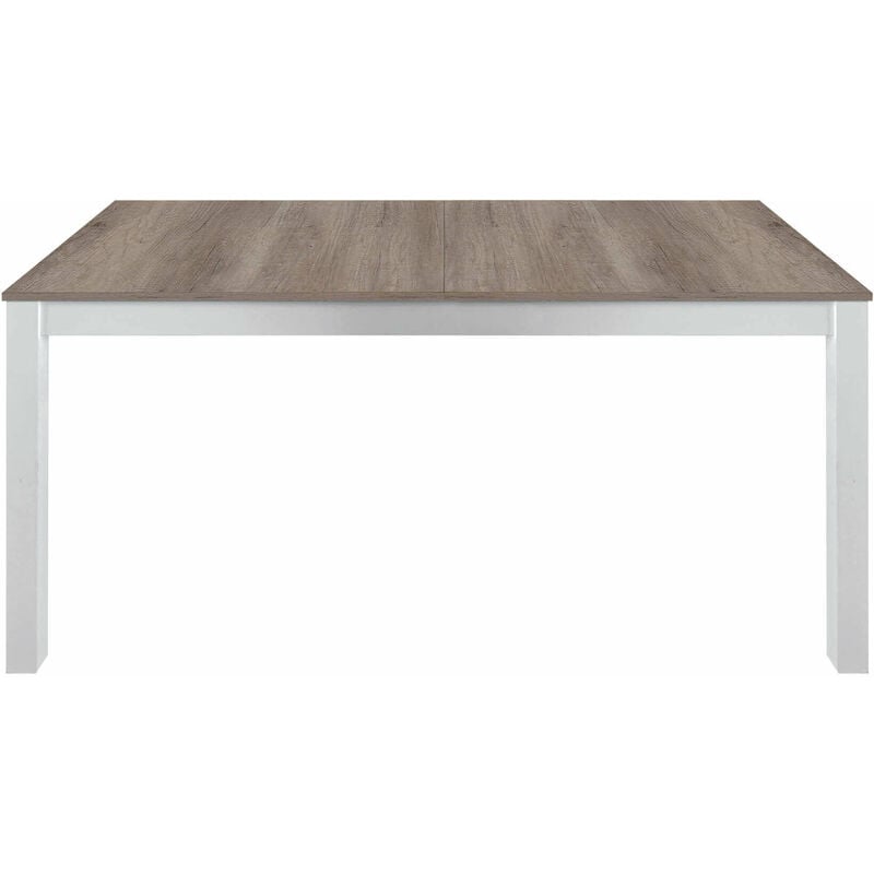 Tavolo Da Pranzo Moderno Di Design Allungabile Cm 90 X 160203246 Struttura Bianca Piano Tortora Per Arredo Casa Sala Da Pranzo