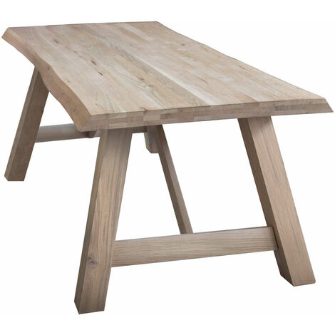 Tavolo Da Pranzo Moderno Di Design Cm 250 X 100 Massello Naturale Per Sala Da Pranzo Cucina Ristorante