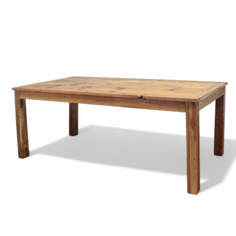 Tavolo da pranzo rettangolare in legno fisso 200x100xH77 cm
