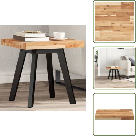 Tavolo da pranzo - vidaXL Piano Tavolo Quadrato 40x40x4 cm in Legno Massello di Acacia - Tavolo da bar